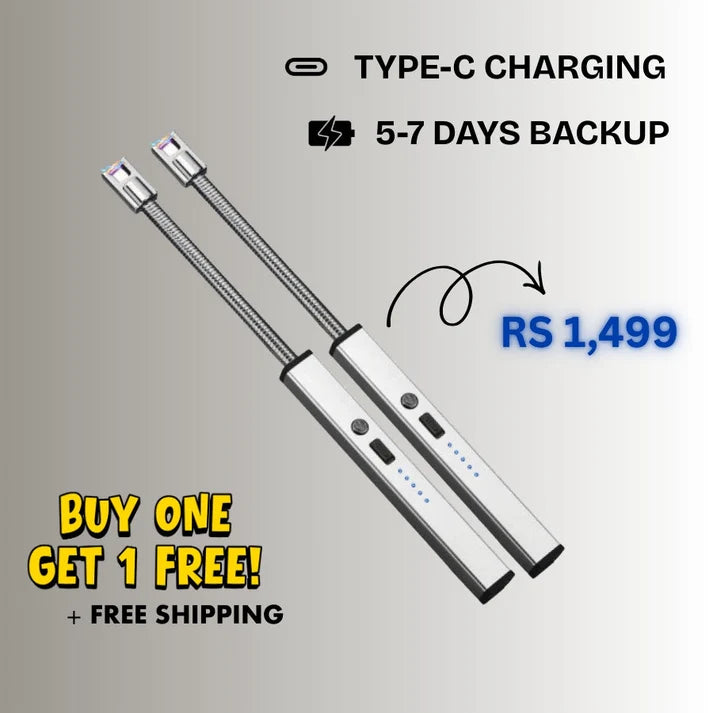 Flexible Arc Lighter 360° | USB-C Rechargeable