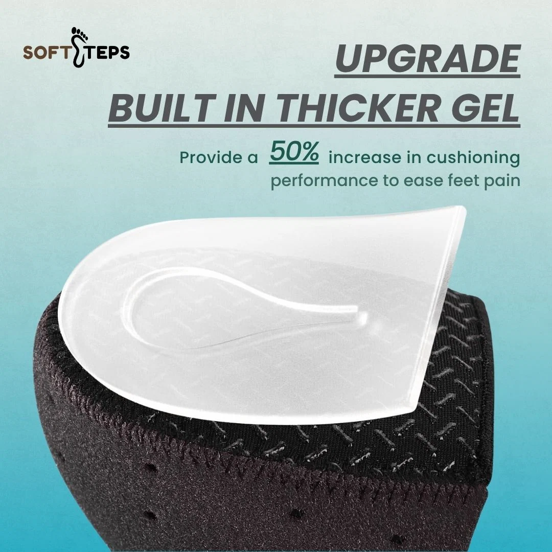 Soft Steps Heel Protectors - Stretchable Fit in Any Foot Size
