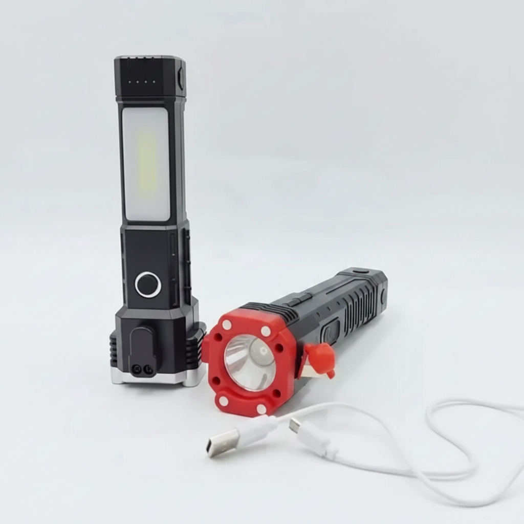 Rechargeable Emergency Flashlight (USB Powered)