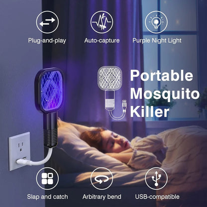 USB Mini Mosquito Swatter, Portable  Indoor and