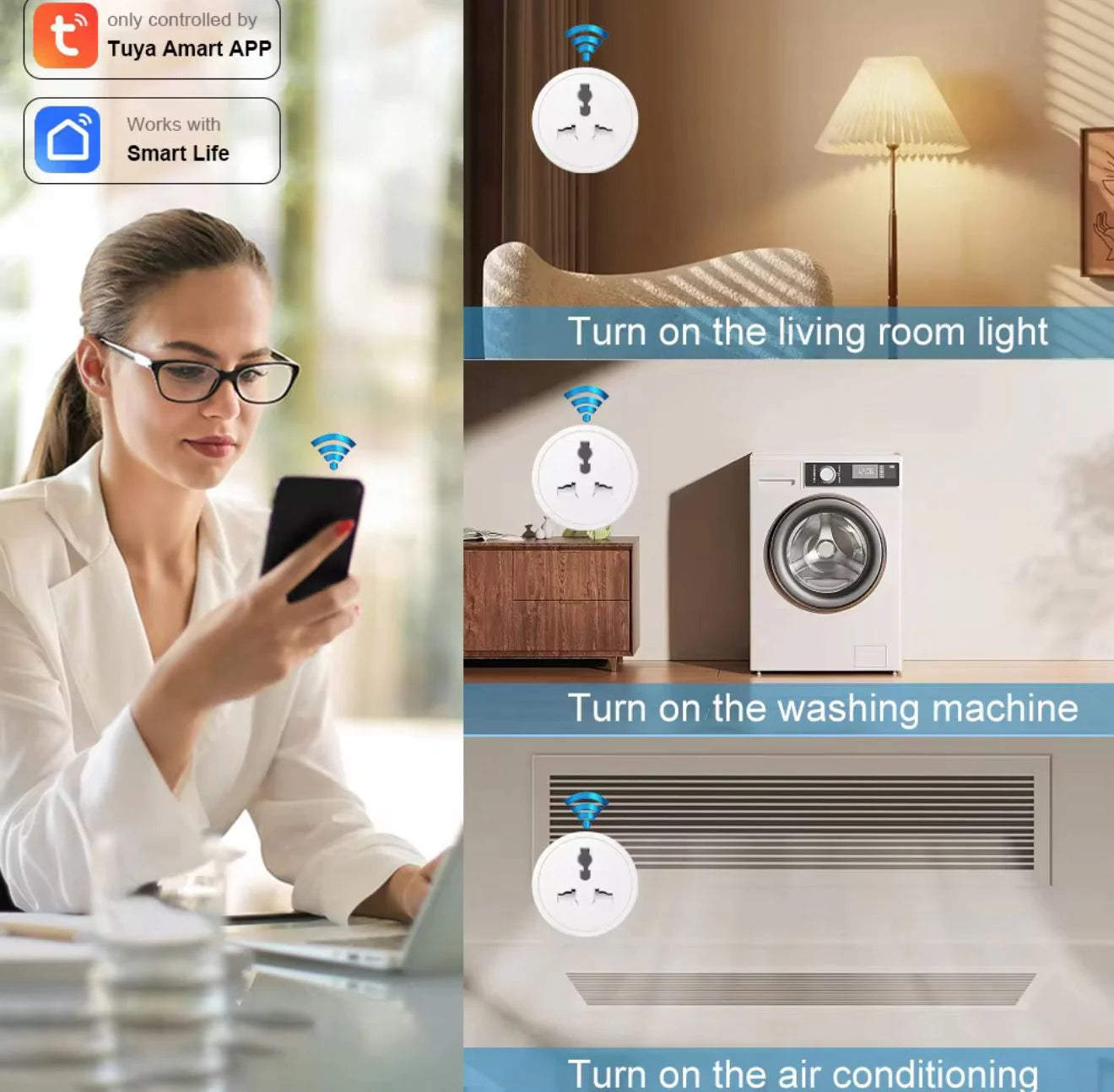 Smart Wifi Power Socket Plug 16A