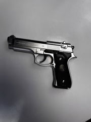Silver M92 Beretta Airsoft Toy Gun – Realistic 6mm